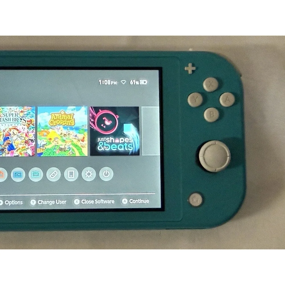 Nintendo Switch Lite Bundle w/ 2 Games, Charger + NEW Bags – Works Great